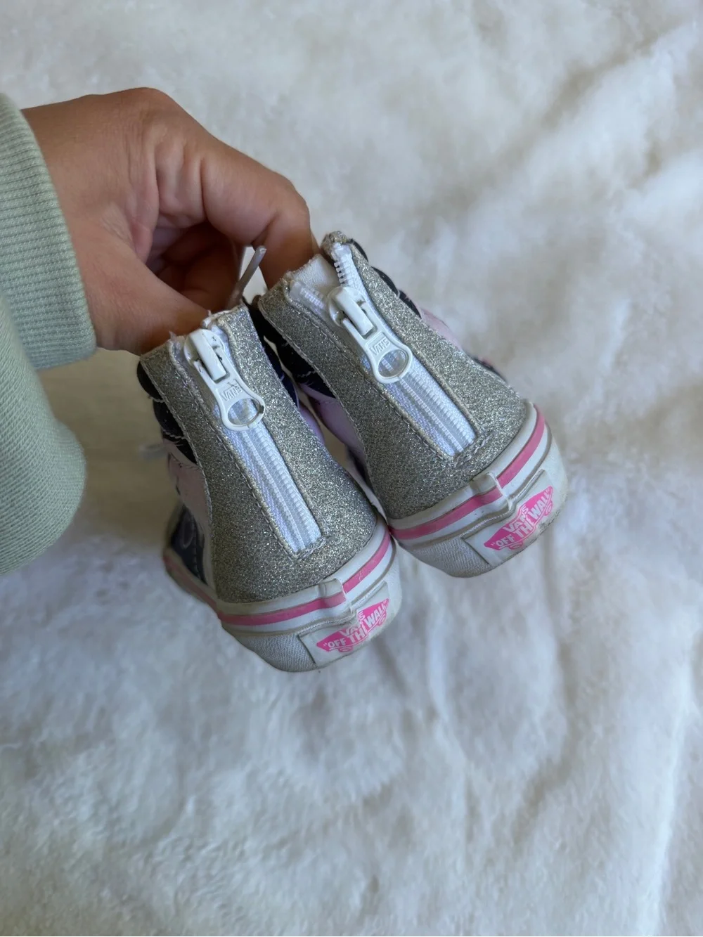 Vans Unicorn Sparkle High Top Sneakers Size 11c